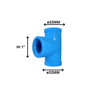 TEE PVC HI PRESION 32 X 1"