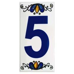 Listel 7,5 X 15 Numero 5 De...