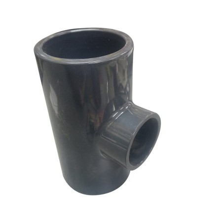 TEE PVC CEM REDUCCION PRESION 75X50 MM