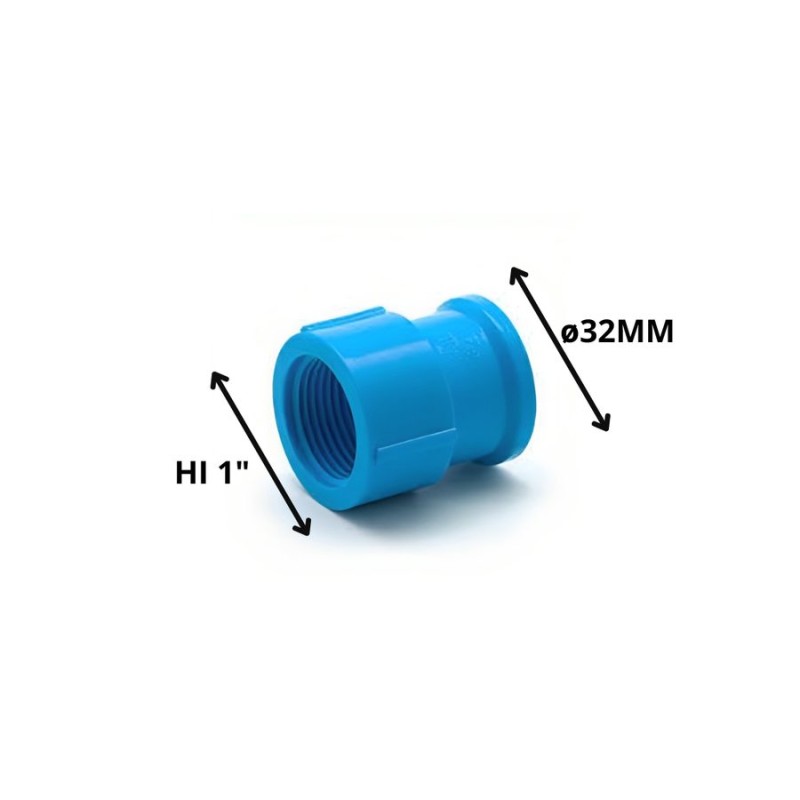 TERMINAL PVC HI PRESION 32 MM X 1"