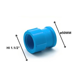 TERMINAL PVC HI PRESION 50 MM X 1 1/2"