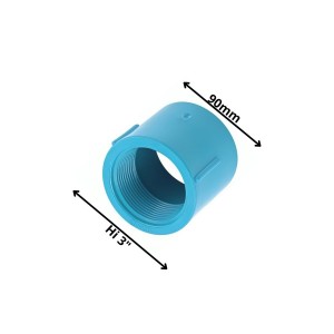 TERMINAL PVC HI PRESION 90 MM X 3"