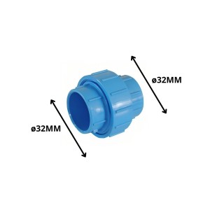 UNION AMERICANA PVC CEMENTAR PRESION 32 MM
