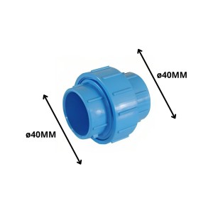 UNION AMERICANA PVC CEMENTAR PRESION 40 MM