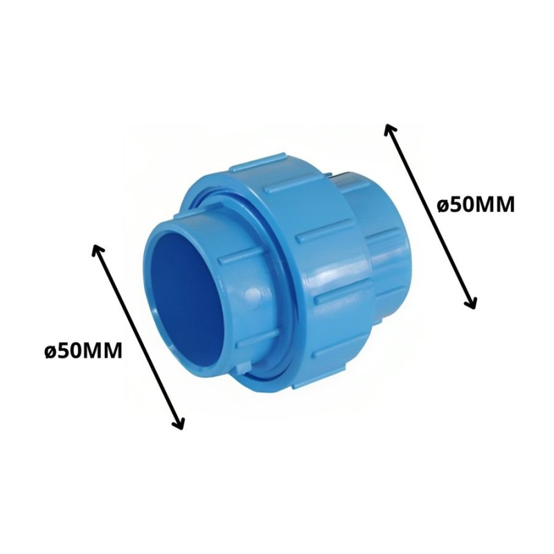 UNION AMERICANA PVC CEMENTAR PRESION 50 MM