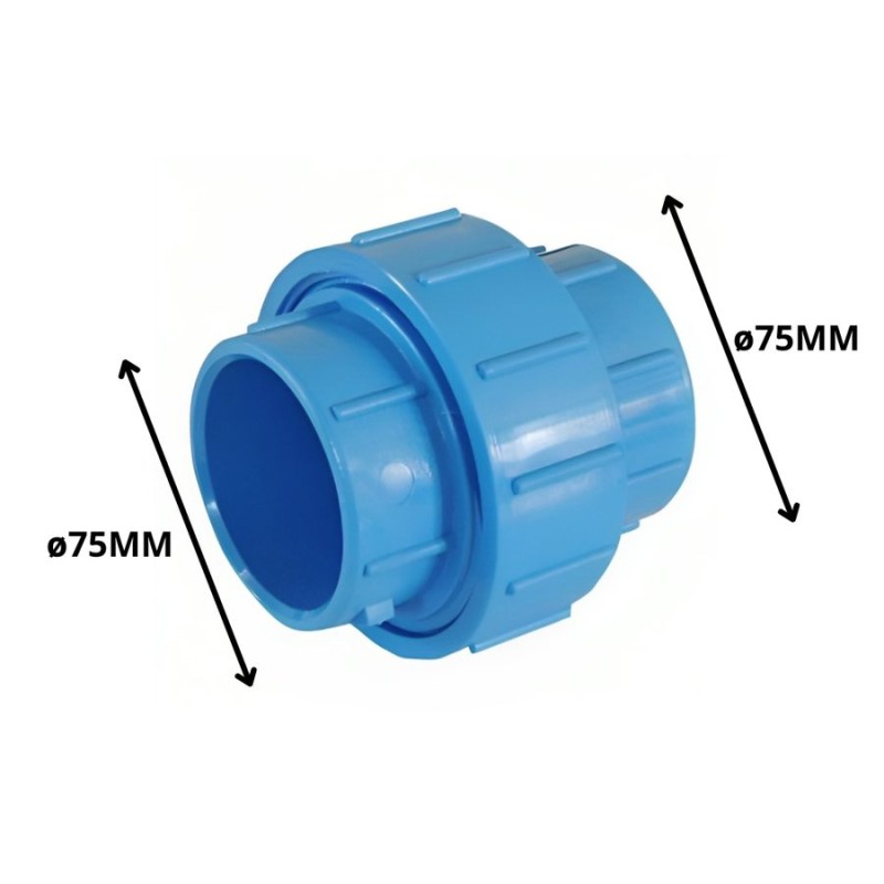 UNION AMERICANA PVC CEMENTAR PRESION 75 MM
