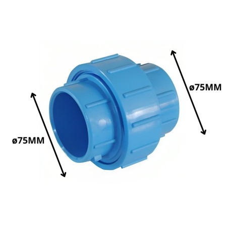 UNION AMERICANA PVC CEMENTAR PRESION 75 MM