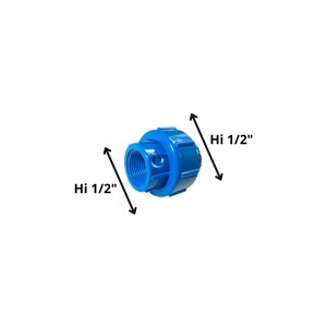 UNION AMERICANA PVC HI/HI PRESION (12 MM) 1/2"