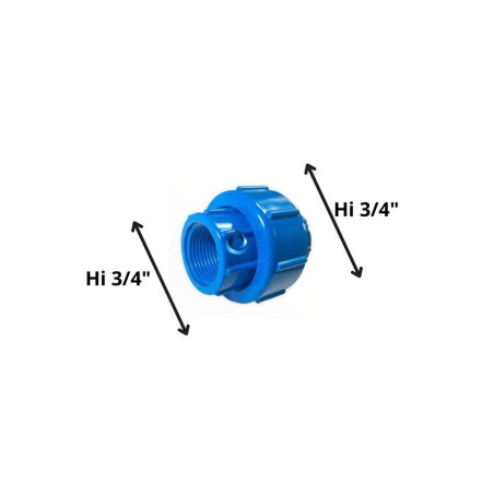 UNION AMERICANA PVC HI/HI PRESION (20 MM) 3/4"