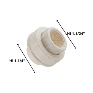 UNION AMERICANA PVC HI/HI PRESION (32 MM) 1 1/4"