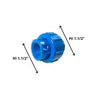 UNION AMERICANA PVC HI/HI PRESION (40 MM) 1 1/2"