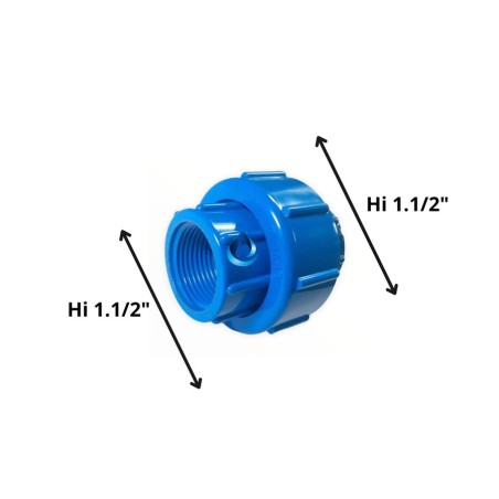 UNION AMERICANA PVC HI/HI PRESION (40 MM) 1 1/2"