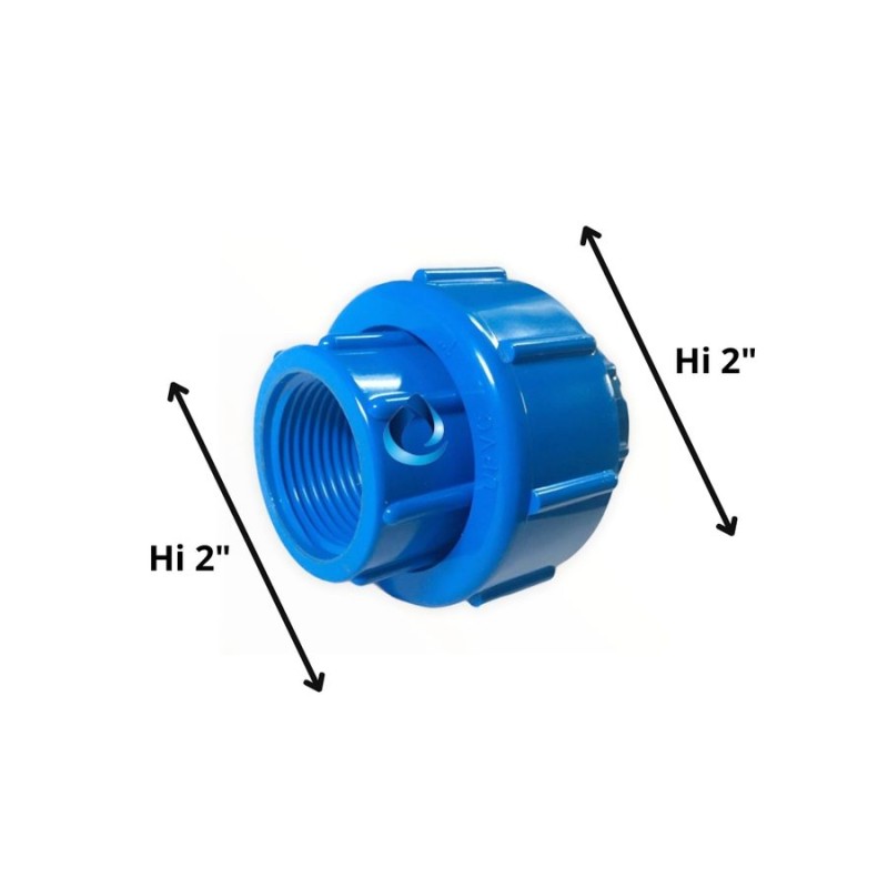 UNION AMERICANA PVC HI/HI PRESION (50 MM) 2 "