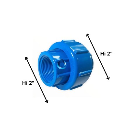 UNION AMERICANA PVC HI/HI PRESION (50 MM) 2 "
