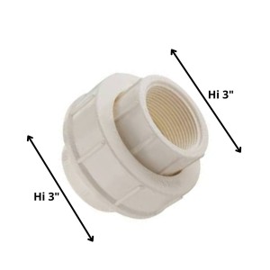 UNION AMERICANA PVC HI/HI PRESION (75 MM) 3 "