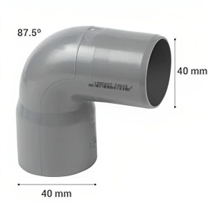 CODO PVC SANITARIO CEM 90 G 40 MM