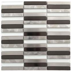 Listel 30 X 30 Vidrio Metal...