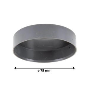 TAPA TUBO CEM PVC SANITARIO GRIS 75 MM