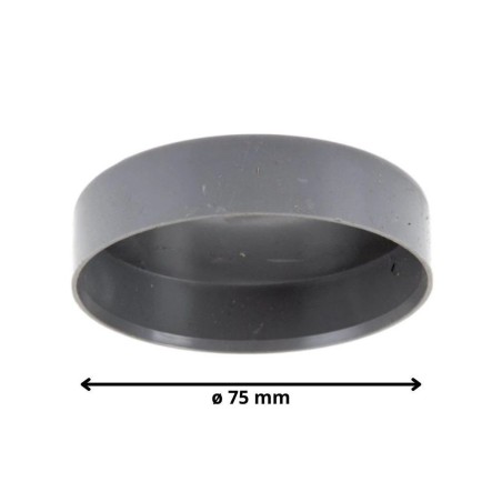 TAPA TUBO CEM PVC SANITARIO GRIS 75 MM
