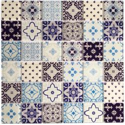 Listel 30 X 30 Vidrio Oceano