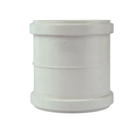 COPLA PVC SANITARIO BLANCO C/GOMA 160 MM