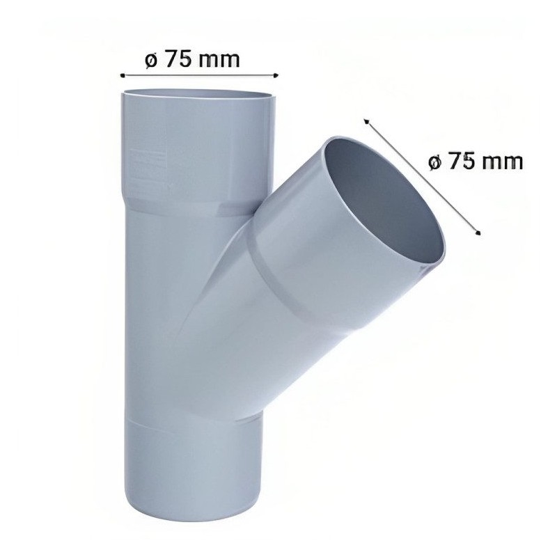 VEE CEM PVC SANITARIO 75 MM