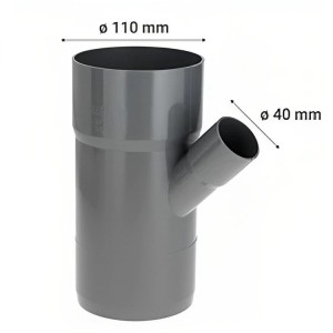 VEE REDUCCION CEM PVC SANITARIO 110X40 MM