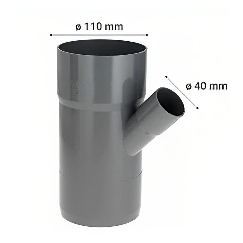VEE REDUCCION CEM PVC SANITARIO 110X40 MM