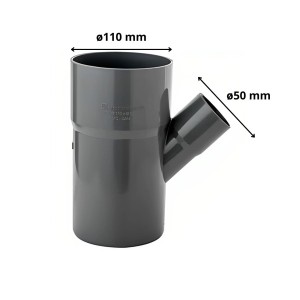VEE REDUCCION CEM PVC SANITARIO 110X50 MM