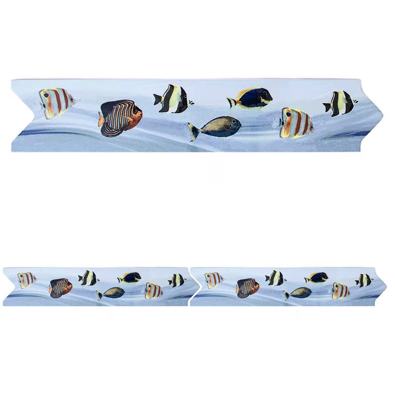 Listel 7 X 33 Bano/piscina Peces Tropical