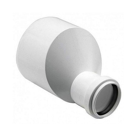 REDUCCION PVC SANIT BLANCO CON GOMA 110X 50