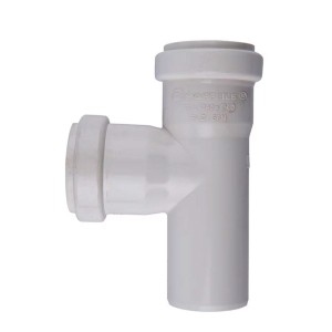 TEE PVC SANITARIO BLANCO C/GOMA 40 MM