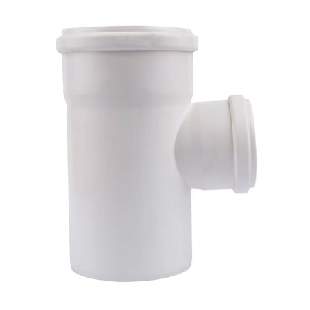 TEE PVC REDUCCION SANITARIO BLANCA C/GOMA 110X 75