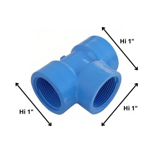 TEE PVC HI PRESION 1 X 1 X 1"