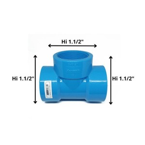 TEE PVC HI PRESION 1 1/2 X 1 1/2"