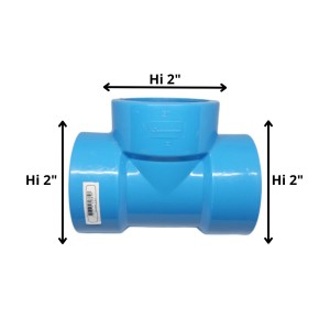 TEE PVC HI PRESION 2 X 2 X 2"