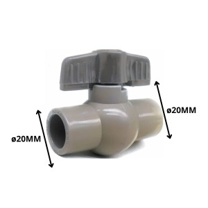 LLAVE POLIFUSION BOLA 20 MM MANILLA PLAST 90158