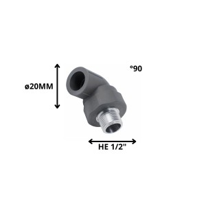 CODO POLIFUSION ROSCA METAL HE 20 MM 1/2"