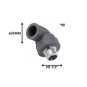 CODO POLIFUSION ROSCA METAL HE 25 MM 1/2"