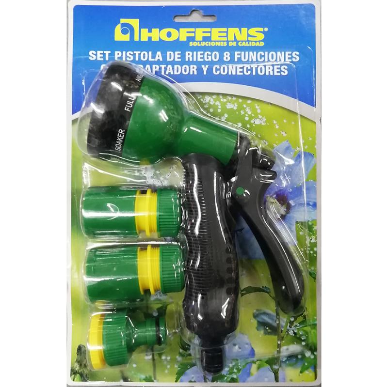 Pistola De Riego Hoffens Ajustable 8 Posiciones Ac