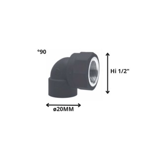 CODO POLIFUSION ROSCA METAL HI 20 MM 1/2"