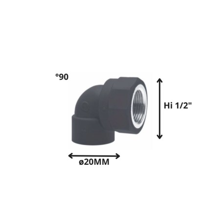 CODO POLIFUSION ROSCA METAL HI 20 MM 1/2"