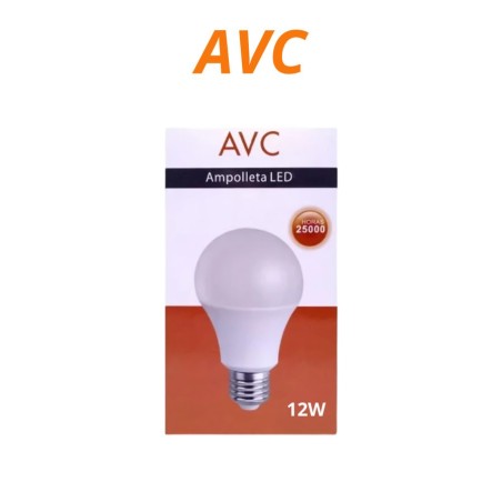 AMPOLLETA LED AVC LUZ CALIDA 12 W 3000K E-27