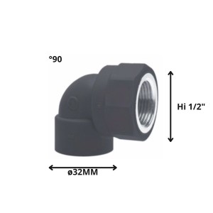 CODO POLIFUSION ROSCA METAL HI 32 MM 3/4"