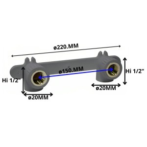 CODO POLIFUSION ROSCA METAL HI 20 MM 1/2" DOBLE
