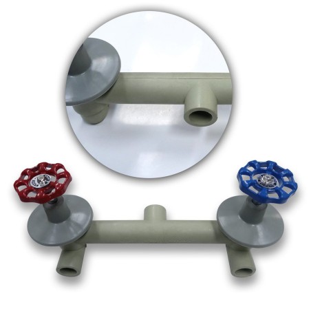 LLAVE POLIFUSION MEZCLADORA DUCHA METAL 20 MM