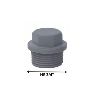 TAPA POLIFUSION HE 3/4"