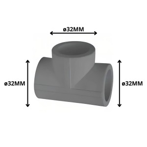 TEE POLIFUSION 32 MM X 32 MM
