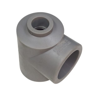 TEE POLIFUSION REDUCCION 40X40X20 MM