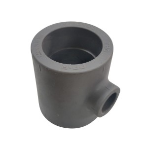 TEE POLIFUSION REDUCCION 50X20X50 MM